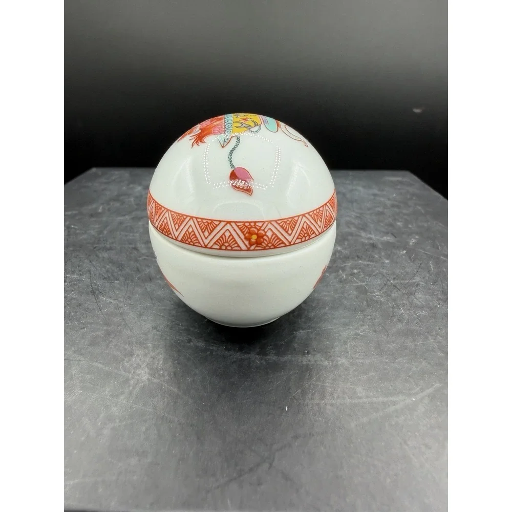 🥚✨ Limoges Fou-Tcheou Egg Shaped Trinket Box 🐣💎